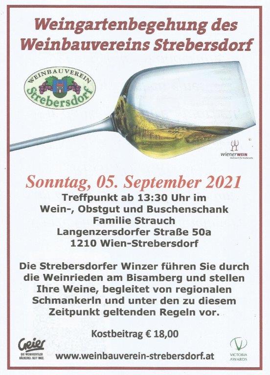 Weingartenbegehung in Strebersdorf
