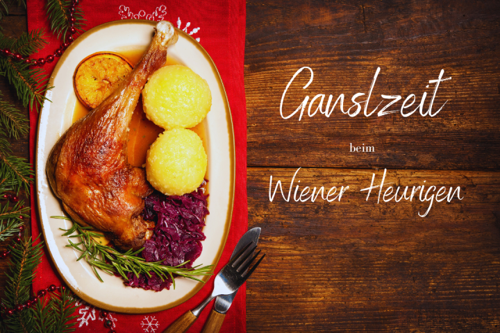 Ganslzeit beim Wiener Heurigen